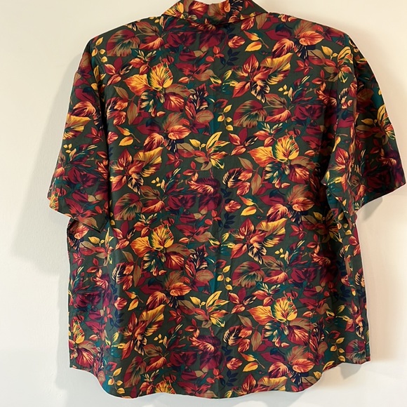 Gitano - 38/18w, vintage floral print blouse - Picture 2 of 3